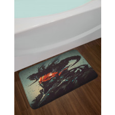 Romotic Demon Computer Bath Mat