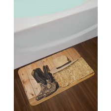 Texas Snake Cowboy Bath Mat