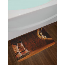 Cowboy Wild Sports Bath Mat