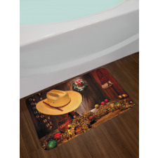 Farmhouse Christmas Bath Mat