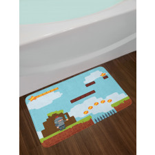 Arcade Knight 90's Bath Mat