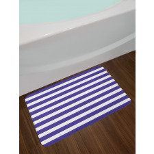 Navy Nautical Marine Bath Mat