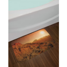 Space Clash Landscape Bath Mat