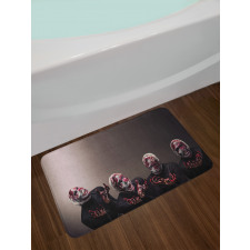 Screaming Scary Zombies Bath Mat