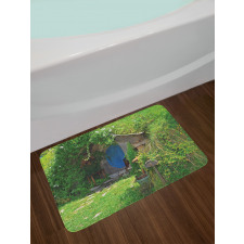 Fantasy Hobbit Land House Bath Mat