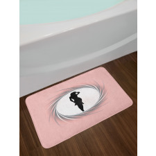 Hot Lady Pastel Bath Mat