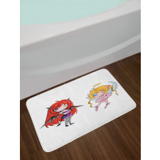 Japanese Fairytale Art Bath Mat
