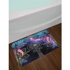 Space Galaxy with Milky Way Bath Mat