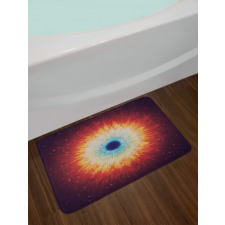 Galaxy with Stars Bath Mat