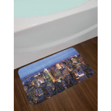 Aerial View of NYC Bath Mat