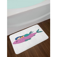 Baby Fish Kids Nursery Bath Mat