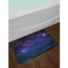 Milky Way Themed Stars Bath Mat