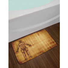 Human Body Style Bath Mat