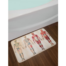 Anatomy Human Body Bath Mat