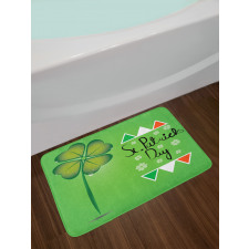 Clover Leaf Flags Bath Mat