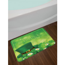 Lucky Shamrock Bath Mat