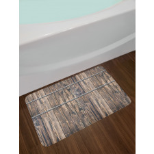 Long Farmhouse Planks Bath Mat