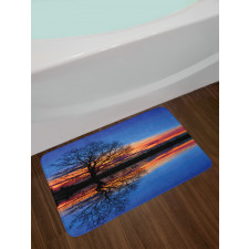 Night Scenery Bath Mat