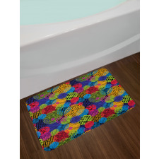 Geometric Sketchy Forms Bath Mat