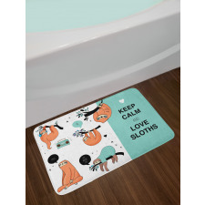 American Sloth Tribe Bath Mat