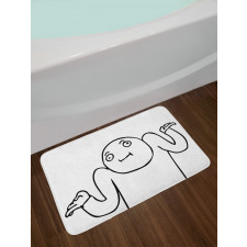 Whaever Guy Meme Sketchy Bath Mat