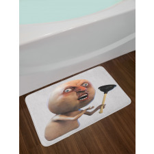 Why You No Plunger Meme Bath Mat