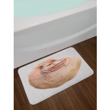 Forever Alone Meme Emoji Bath Mat