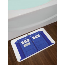 Blue Brit Phone Box Bath Mat