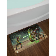 Comics Wild Superheros Bath Mat