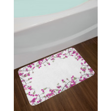 Leaves Buds and Branches Bath Mat