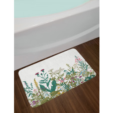 Spring Garden Hydrangeas Bath Mat