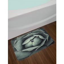 Flourishing Grey Cactus Bath Mat