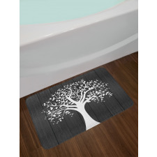 Tree with Many Leaves Bath Mat