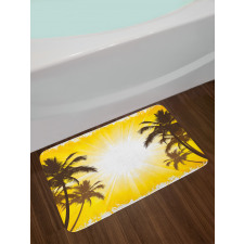 Place with Palm Trees Bath Mat