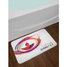 Diwali Candle Bath Mat