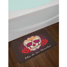 Dia de Los Muertos Bath Mat