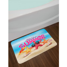 Inspirational Beach Bath Mat