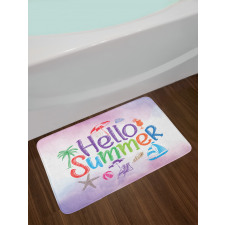 Summer Motivational Bath Mat