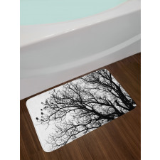 Autumn Fall Tree Branch Bath Mat