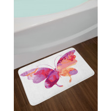 Butterfly with Wings Bath Mat