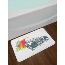 Retro Pop Classic Car Bath Mat