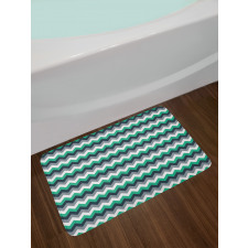 Symmetric Arrows Stripe Bath Mat