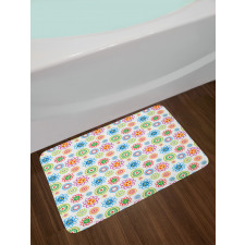 Colorful Pattern Bath Mat