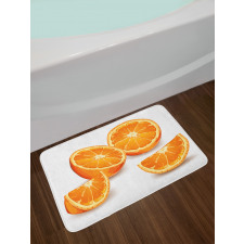 Health Orange Citrus Art Bath Mat