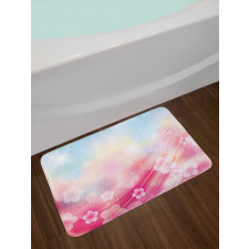 Blossoms Flowers Buds Bath Mat