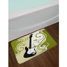 Electric Bass Guitar Bath Mat