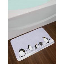 Polar Icy Land Winter Bath Mat