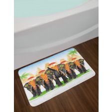 Traditional Ritual Bath Mat