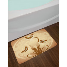 3 Siamese Cats Bath Mat