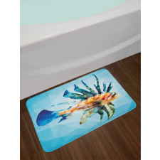 Ornamental Fish Style Bath Mat